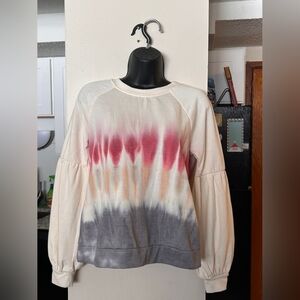 Women's Tie-Dye Long Sleeve Top